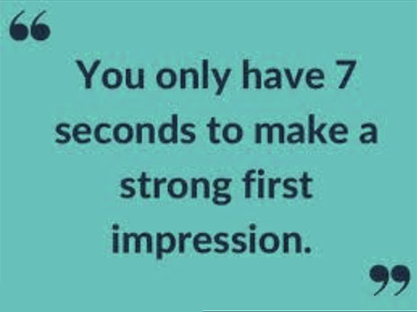 7-seconds-to-make-strong-impression