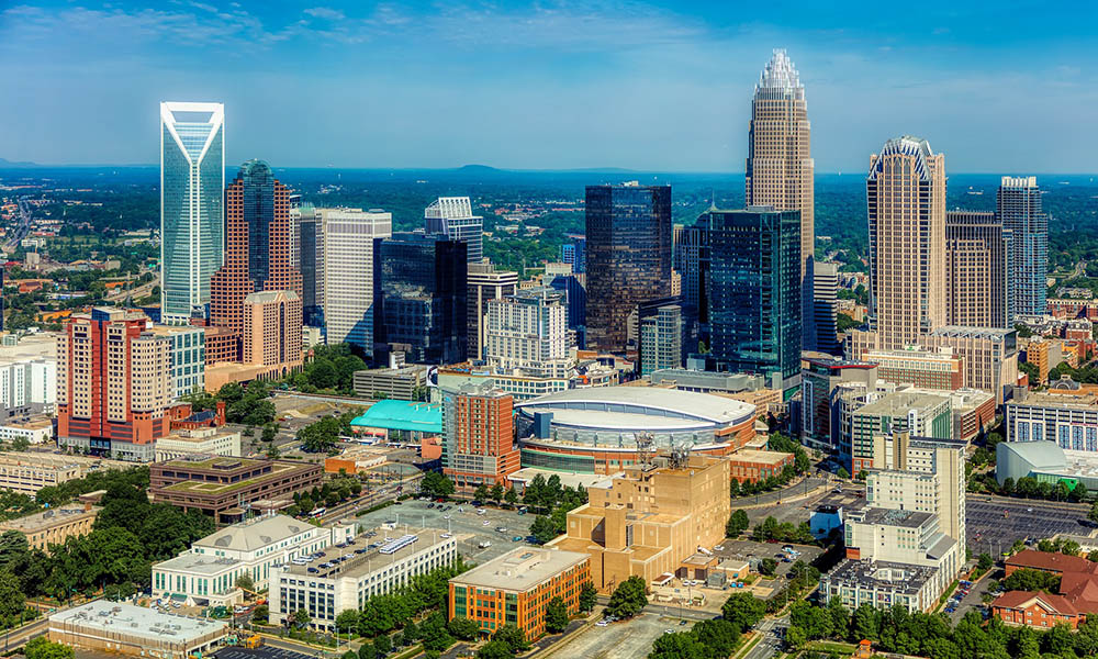 Charlotte North Carolina Skyline