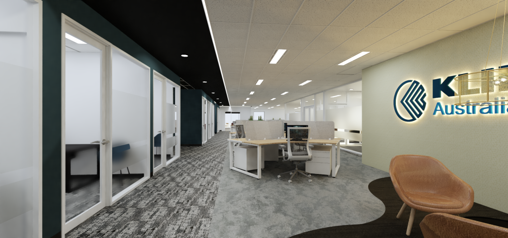 Office Fit out project at Klinger Australia, Perth WA